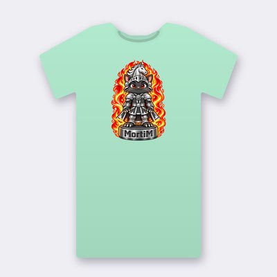 KC Chess MortiM – mint Klitty Crew T-shirt