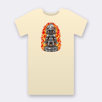 KC Chess MortiM – natural Klitty Crew T-shirt