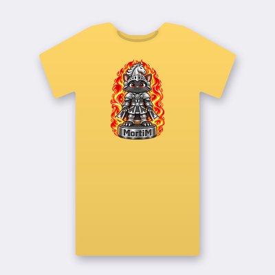 KC Chess MortiM – yellow Klitty Crew T-shirt