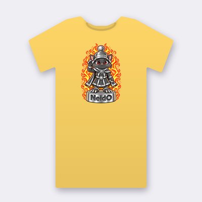 KC Chess NeidO – yellow Klitty Crew T-shirt