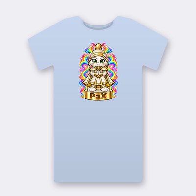 KC Chess PaX – baby blue Klitty Crew T-shirt