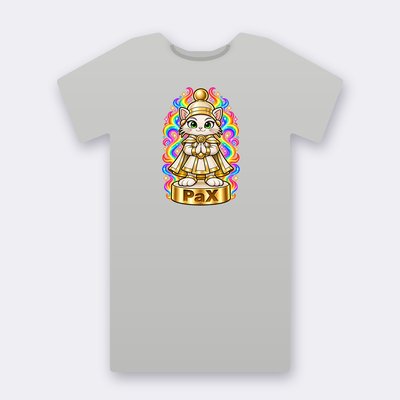 KC Chess PaX – heather grey Klitty Crew T-shirt