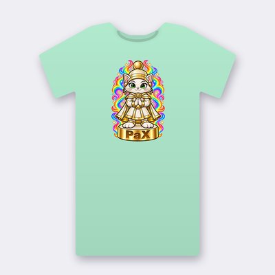 KC Chess PaX – mint Klitty Crew T-shirt