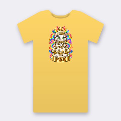 KC Chess PaX – yellow Klitty Crew T-shirt