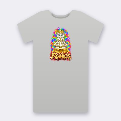 KC Chess ReiNice Graffiti – heather grey Klitty Crew T-shirt
