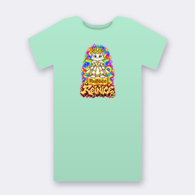 KC Chess ReiNice Graffiti – mint Klitty Crew T-shirt