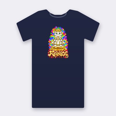 KC Chess ReiNice Graffiti – navy Klitty Crew T-shirt