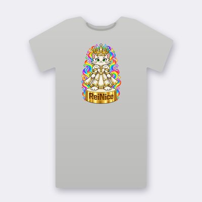 KC Chess ReiNice – heather grey Klitty Crew T-shirt