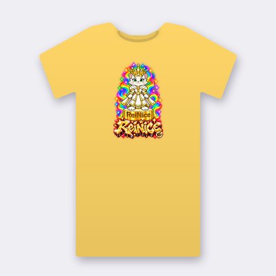 KC Chess ReiNice Graffiti – yellow Klitty Crew T-shirt