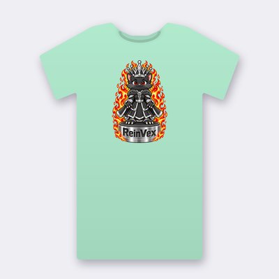 KC Chess ReinVex – mint Klitty Crew T-shirt
