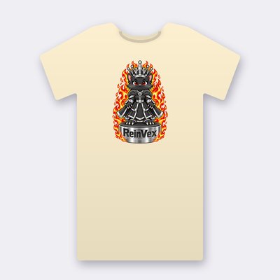 KC Chess ReinVex – natural Klitty Crew T-shirt