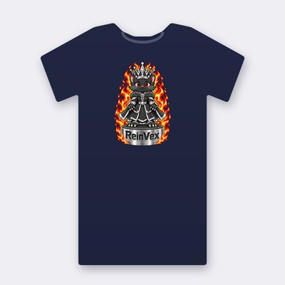 KC Chess ReinVex – navy Klitty Crew T-shirt