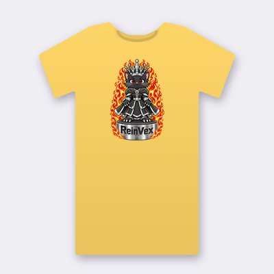 KC Chess ReinVex – yellow Klitty Crew T-shirt