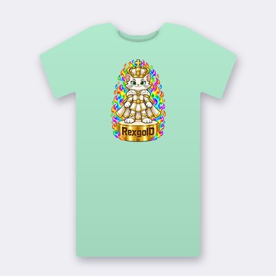 KC Chess RexgolD – mint Klitty Crew T-shirt