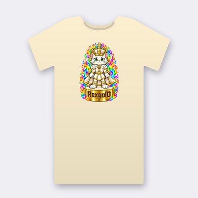 KC Chess RexgolD – natural Klitty Crew T-shirt