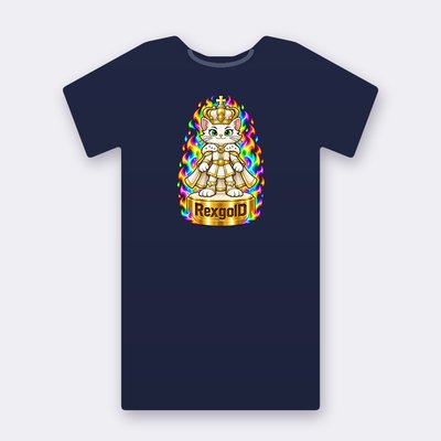 KC Chess RexgolD – navy Klitty Crew T-shirt