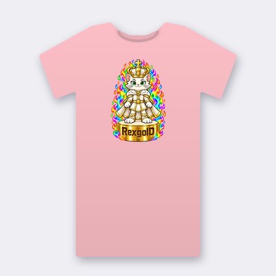 KC Chess RexgolD – pink Klitty Crew T-shirt