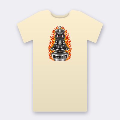 KC Chess RexmalO – natural Klitty Crew T-shirt