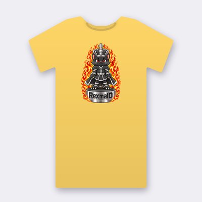 KC Chess RexmalO – yellow Klitty Crew T-shirt