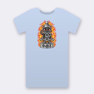 KC Chess RotZ – baby blue Klitty Crew T-shirt