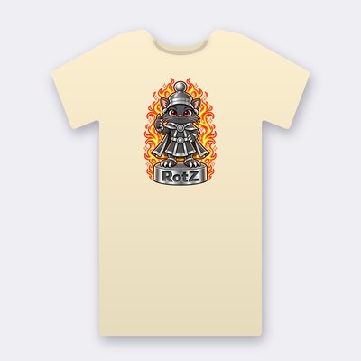 KC Chess RotZ – natural Klitty Crew T-shirt