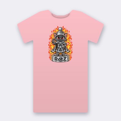 KC Chess RotZ – pink Klitty Crew T-shirt