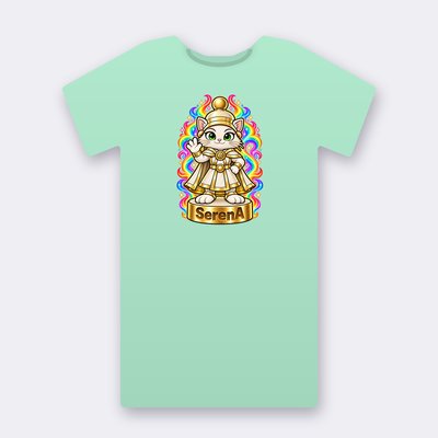 KC Chess SerenA – mint Klitty Crew T-shirt