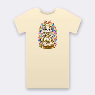 KC Chess SerenA – natural Klitty Crew T-shirt