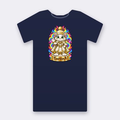 KC Chess SerenA – navy Klitty Crew T-shirt