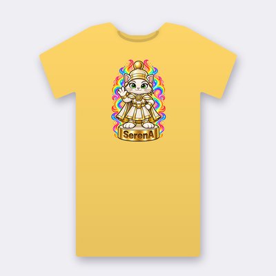 KC Chess SerenA – yellow Klitty Crew T-shirt