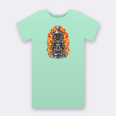 KC Chess ToyakO – mint Klitty Crew T-shirt