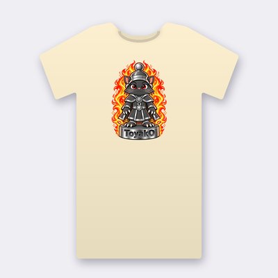 KC Chess ToyakO – natural Klitty Crew T-shirt