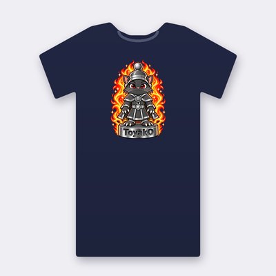 KC Chess ToyakO – navy Klitty Crew T-shirt