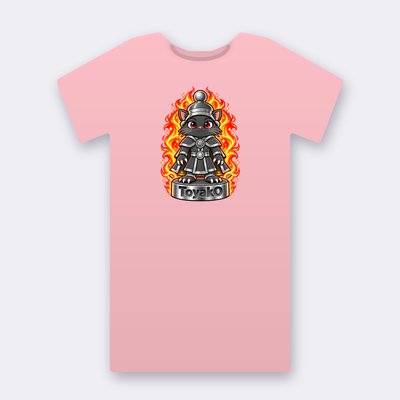 KC Chess ToyakO – pink Klitty Crew T-shirt