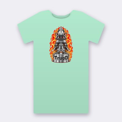 KC Chess TrugO – mint Klitty Crew T-shirt