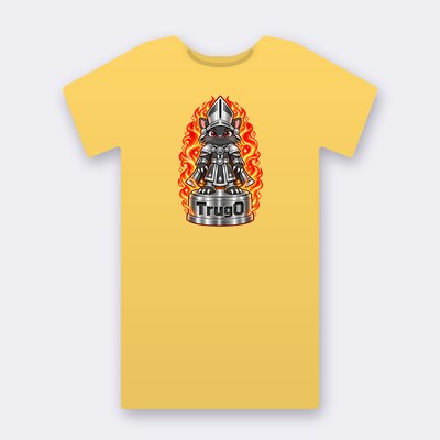 KC Chess TrugO – yellow Klitty Crew T-shirt