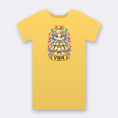 KC Chess VitA – yellow Klitty Crew T-shirt