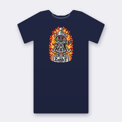 KC Chess ZankT – navy Klitty Crew T-shirt