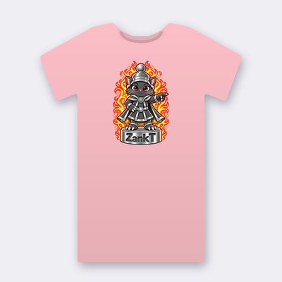 KC Chess ZankT – pink Klitty Crew T-shirt
