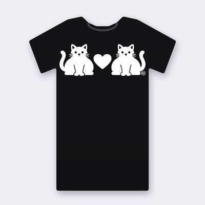 KC Chubby Cats Love T-shirt