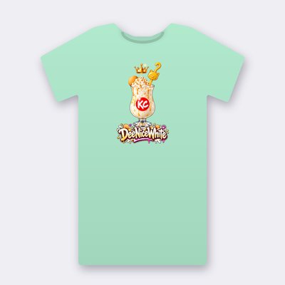 KC Drink DeeNiceWhite – mint Klitty Crew T-shirt