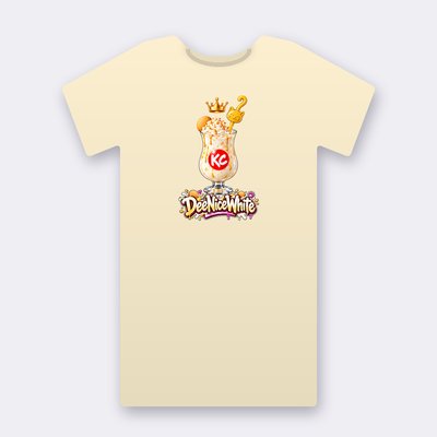 KC Drink DeeNiceWhite – natural Klitty Crew T-shirt