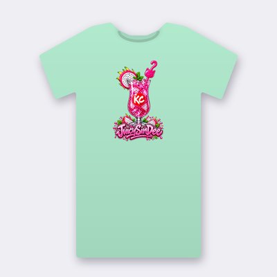 KC Drink JuicySinDee – mint Klitty Crew T-shirt