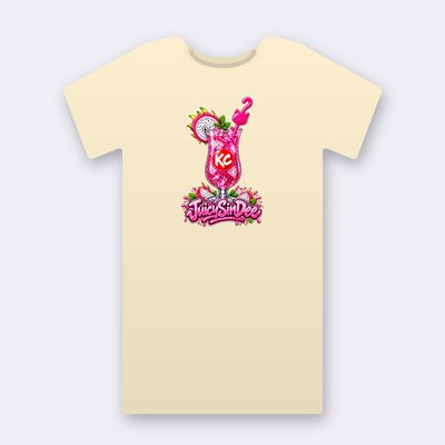 KC Drink JuicySinDee – natural Klitty Crew T-shirt