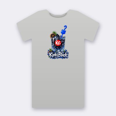 KC Drink KinkiBlack – heather grey Klitty Crew T-shirt