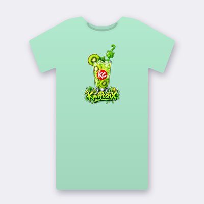 KC Drink KiwiPoshX – mint Klitty Crew T-shirt