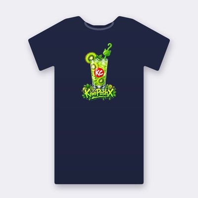 KC Drink KiwiPoshX – navy Klitty Crew T-shirt