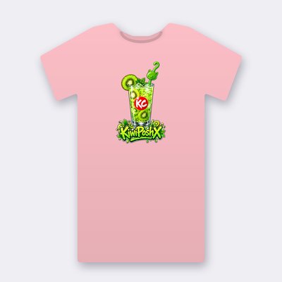 KC Drink KiwiPoshX – pink Klitty Crew T-shirt