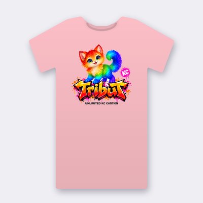 KC Pets Tribut – pink Klitty Crew T-shirt