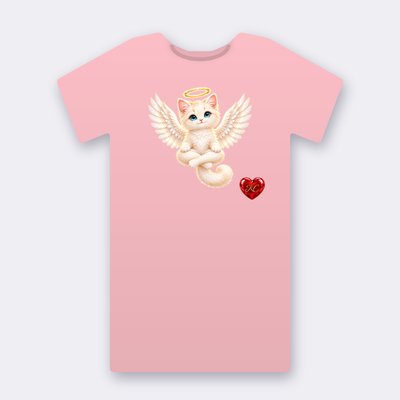 KC Supporter Floating Angel – pink Klitty Crew T-shirt
